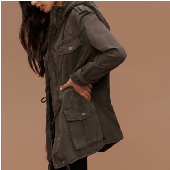 Grey Aritzia Talula Trooper Jacket - Picture 2 of 4